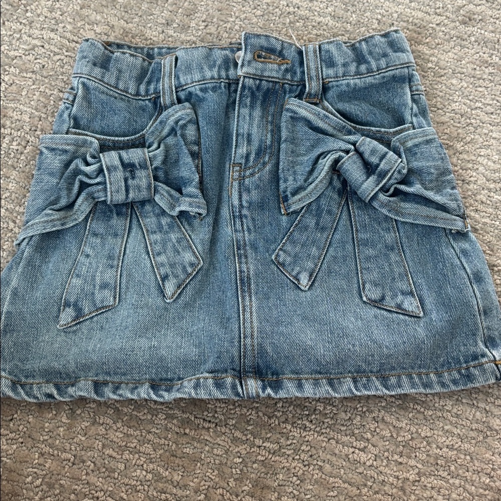 Forever 21 Kids Blue Denim Skirt